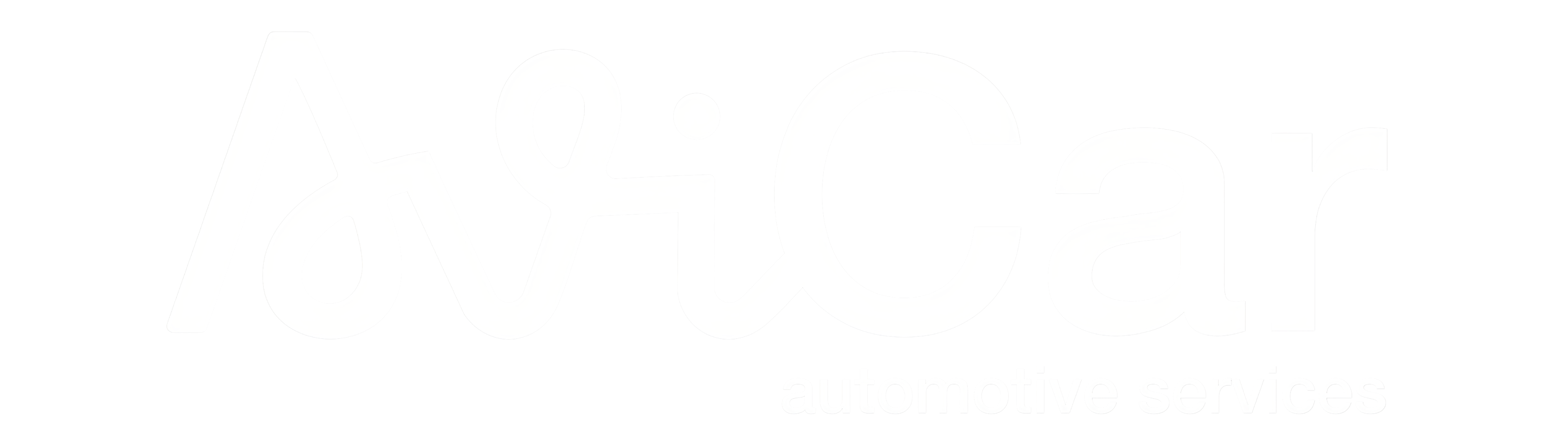 AviCar transparent white logo